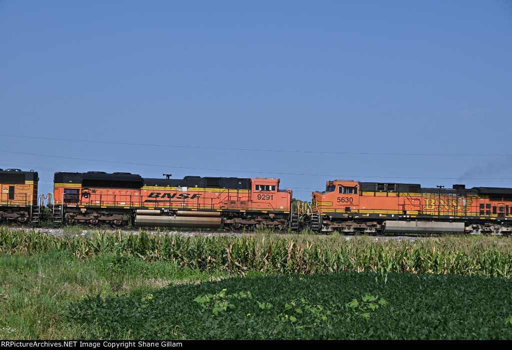 BNSF 9291 Roster shot 